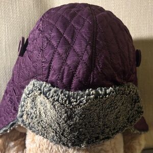 Columbia Deep Purple Quilted Cap